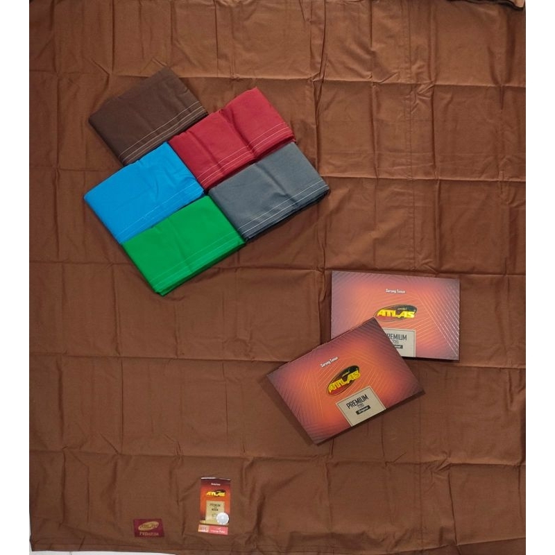Sarung Atlas Premium 720 Original Warna Polos