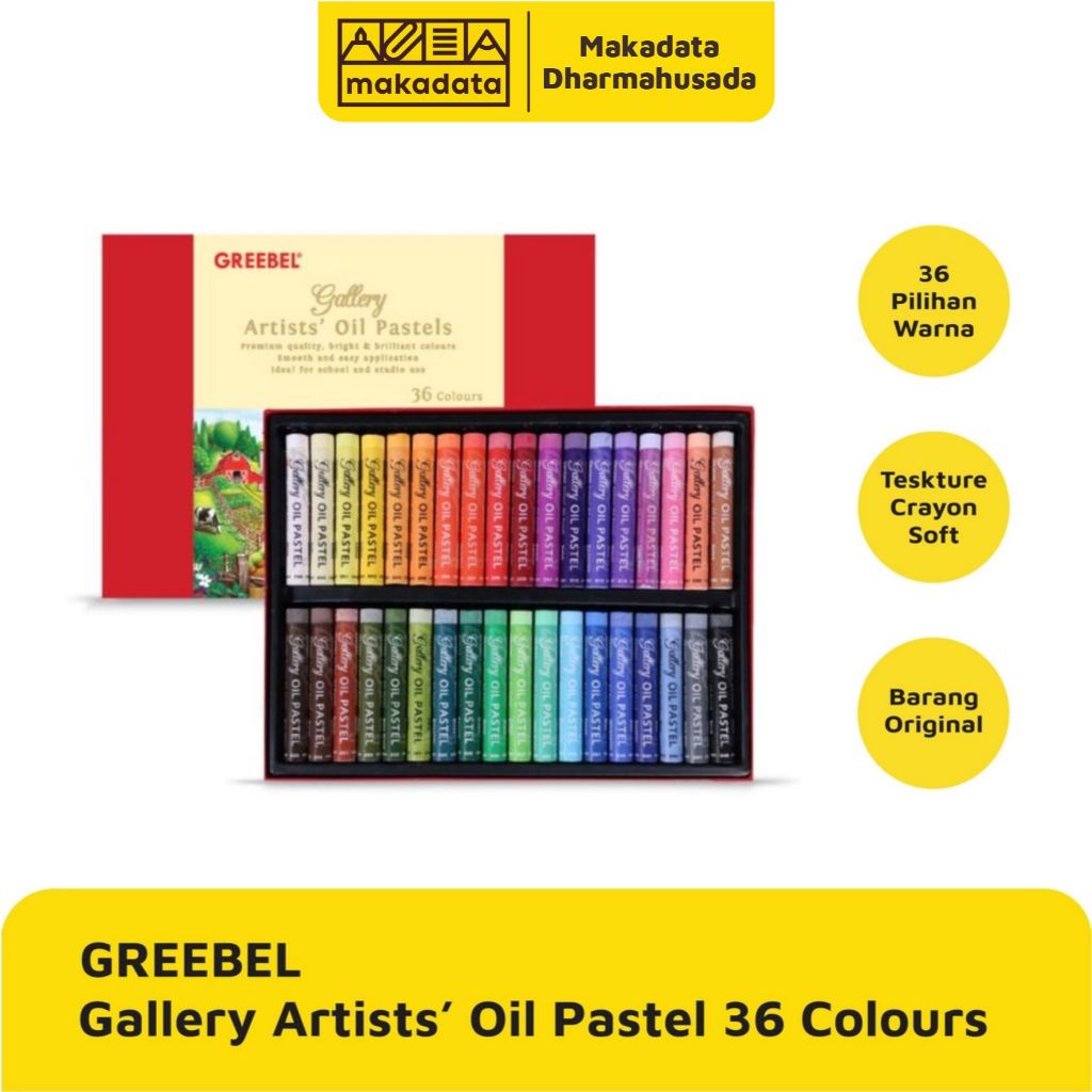 CRAYON OIL PASTEL GREEBEL ARTIST 36 WARNA