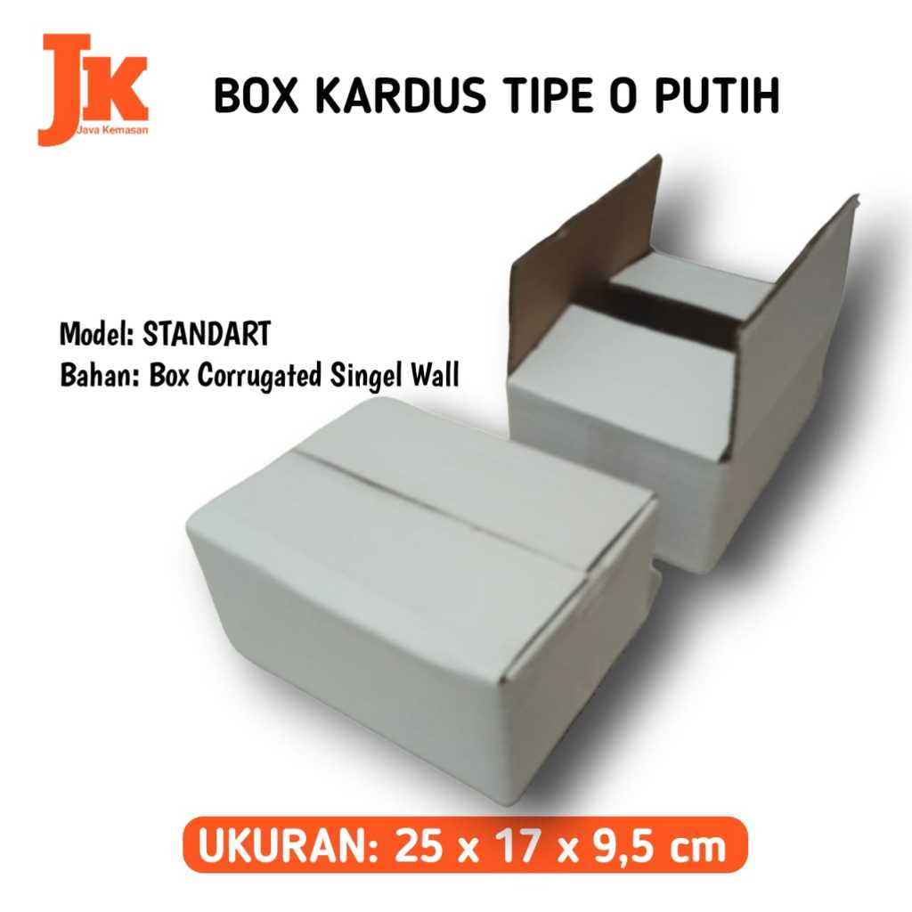 

KARDUS O PUTIH KOTAK BOX KARTON CORRUGATED STANDART PUTIH KECIL POLOS TEBAL PACKING SEPATU ACSESORIS SOUVENIR