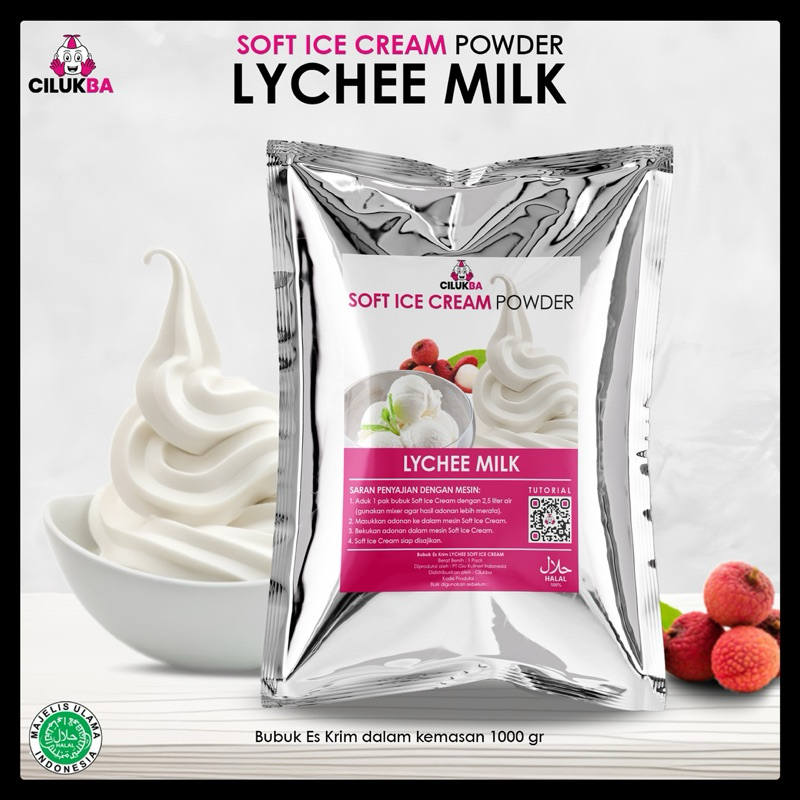 

Lychee Milk Soft ice Cream Powder 1 kg