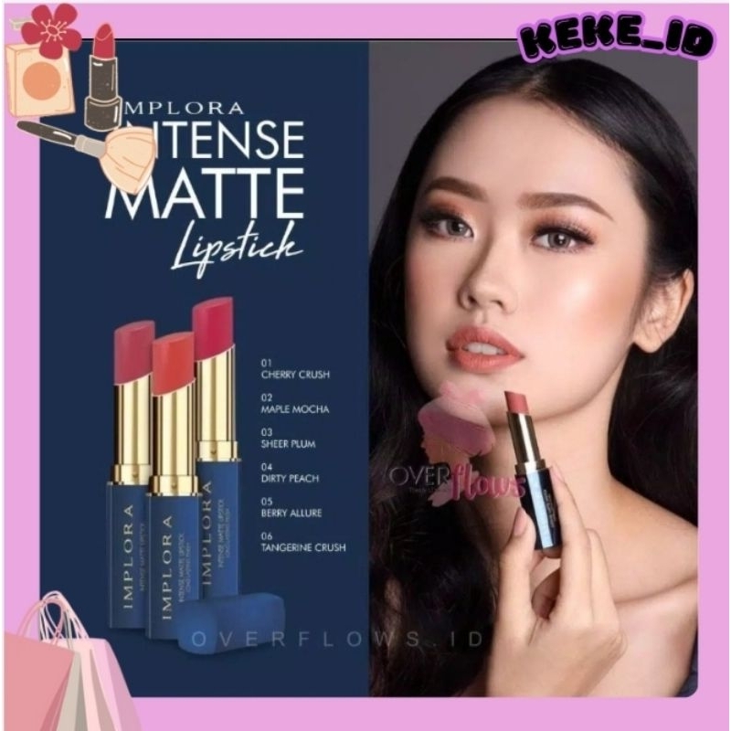 IMPLORA INTENSE MATTE LIPSTICK / LIPSTICK PADAT PUTAR / IMPLORA LIPSTICK