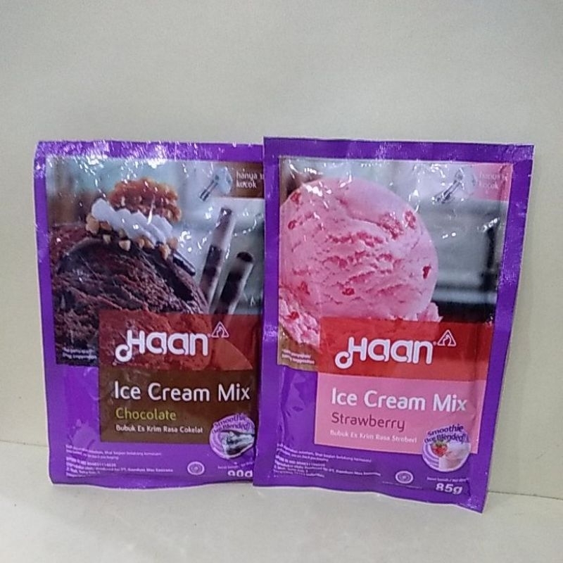 

HAAN ICE CREAM MIX / BUBUK ES KRIM