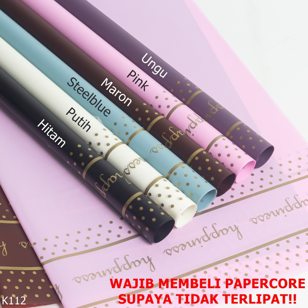 

[5 LEMBAR] Kertas Cellophane Happiness K112