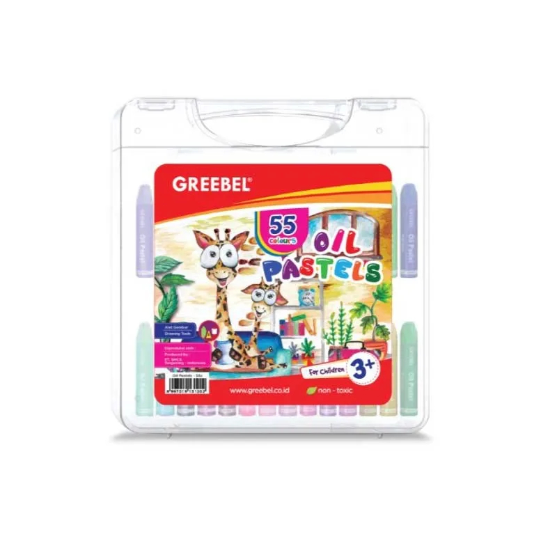 

Greebel Crayon 55 Warna / Oil Pastel Greebel 55 Warna