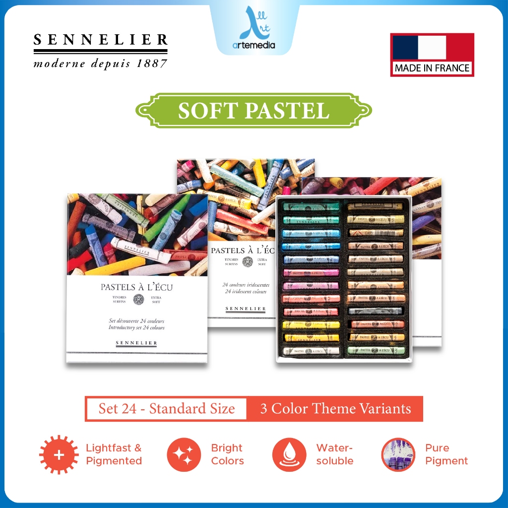 

Sennelier Soft Pastel Set 24 Dry Crayon