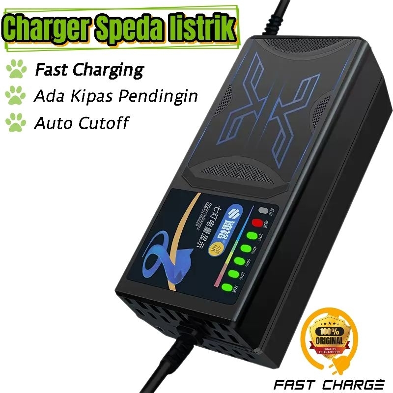 Charger Sepeda listrik Pengisian Cepat | Charger motor listrik Ces sepeda dan motor listrik