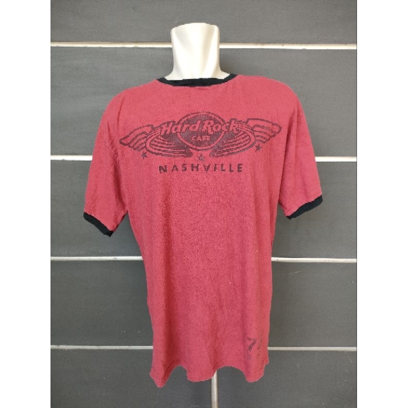 T-shirt Kaos Hard Rock cafe  merah