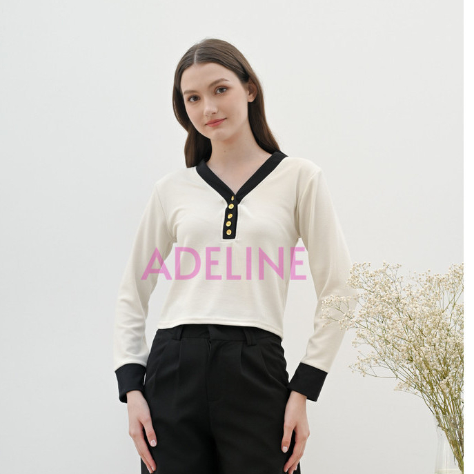 ADELINE Korean Blouse Knit Top