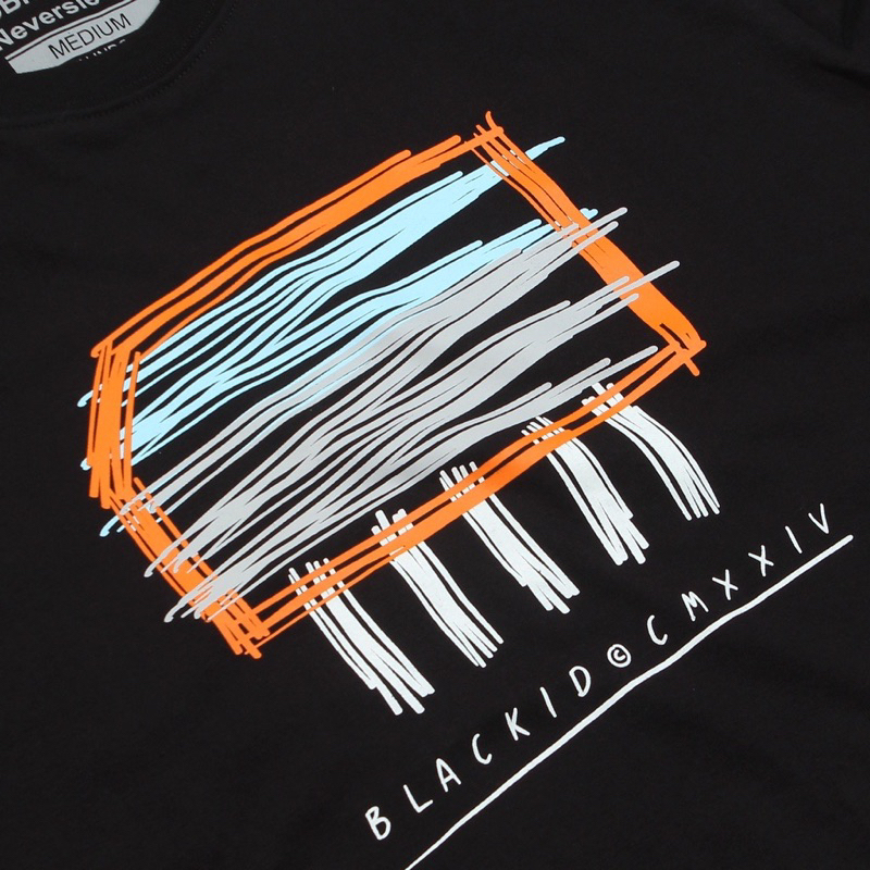 Tshrit Baju Kaos Black ID - T shirt Lengan Pendek Pria | Black Telev