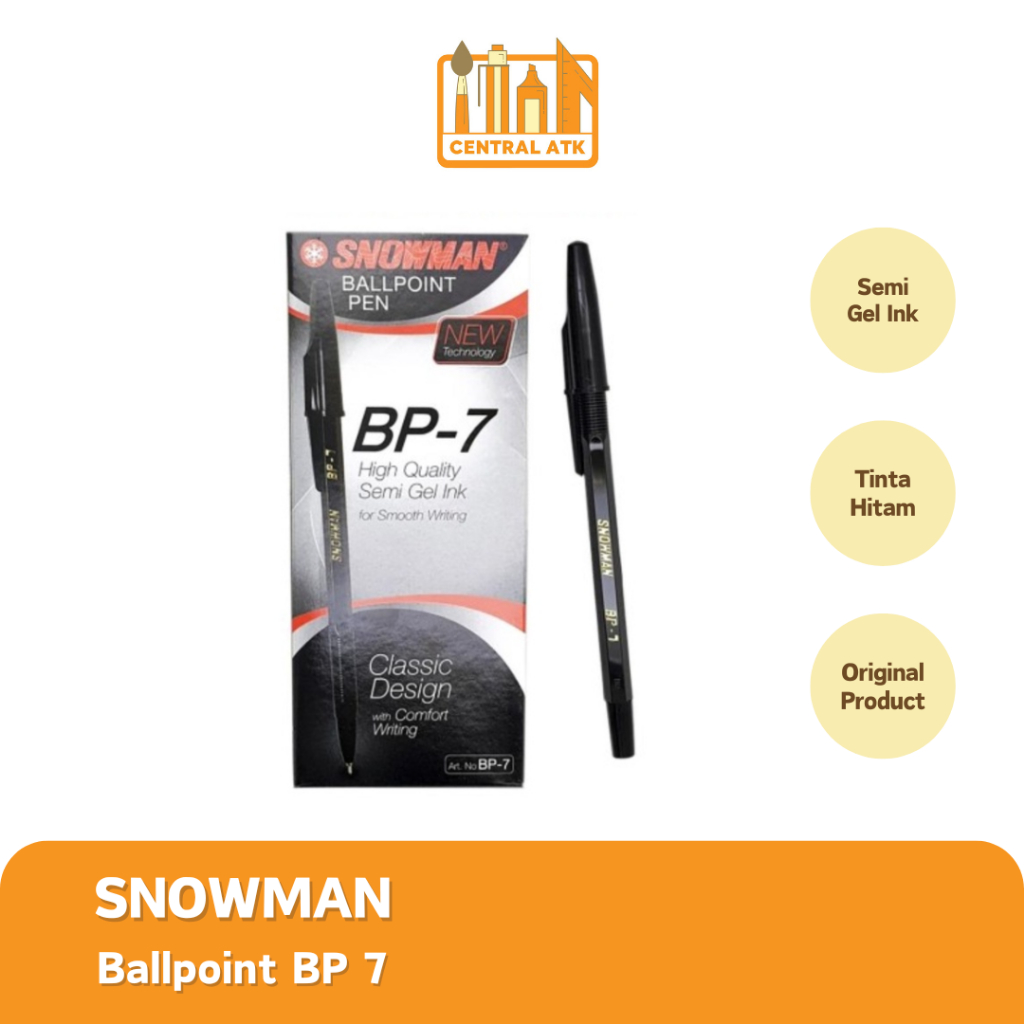 

BOLPEN / PULPEN SNOWMAN BP-7 0.7 (1 PACK)