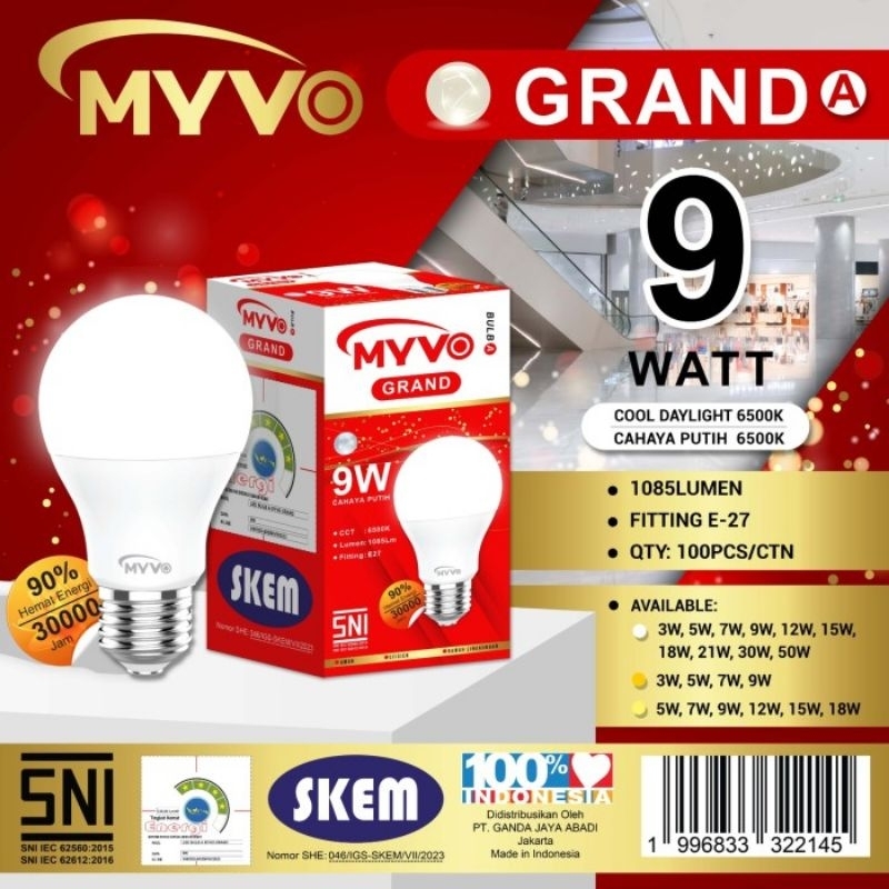 lampu myvo grand A 9w
