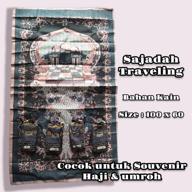 sajadah traveling souvenir oleh-oleh haji umroh