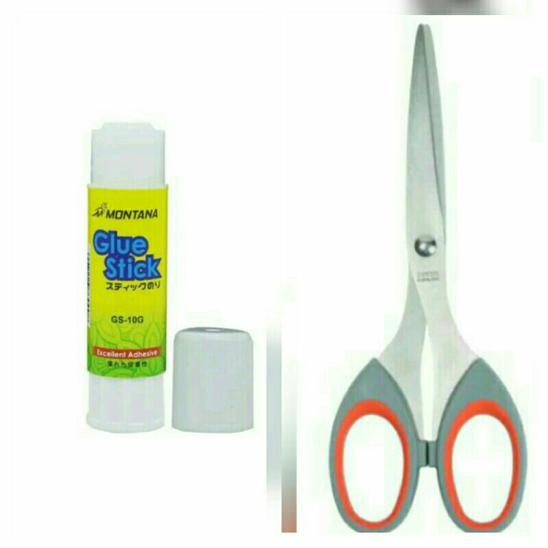 

Paket Peralatan Kliping (Gunting + Lem Stik)