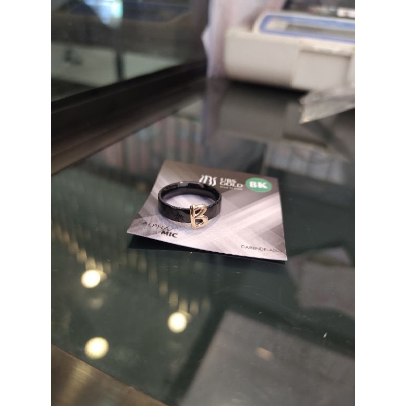 cincin keramik huruf