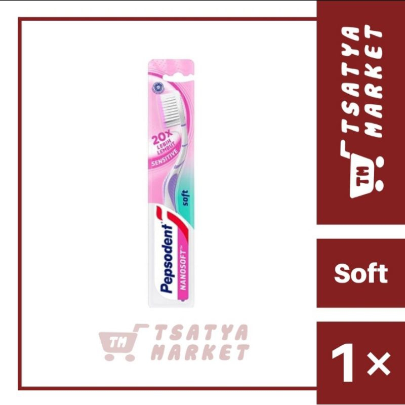 PEPSODENT SIKAT GIGI NANO SOFT SENSITIVE