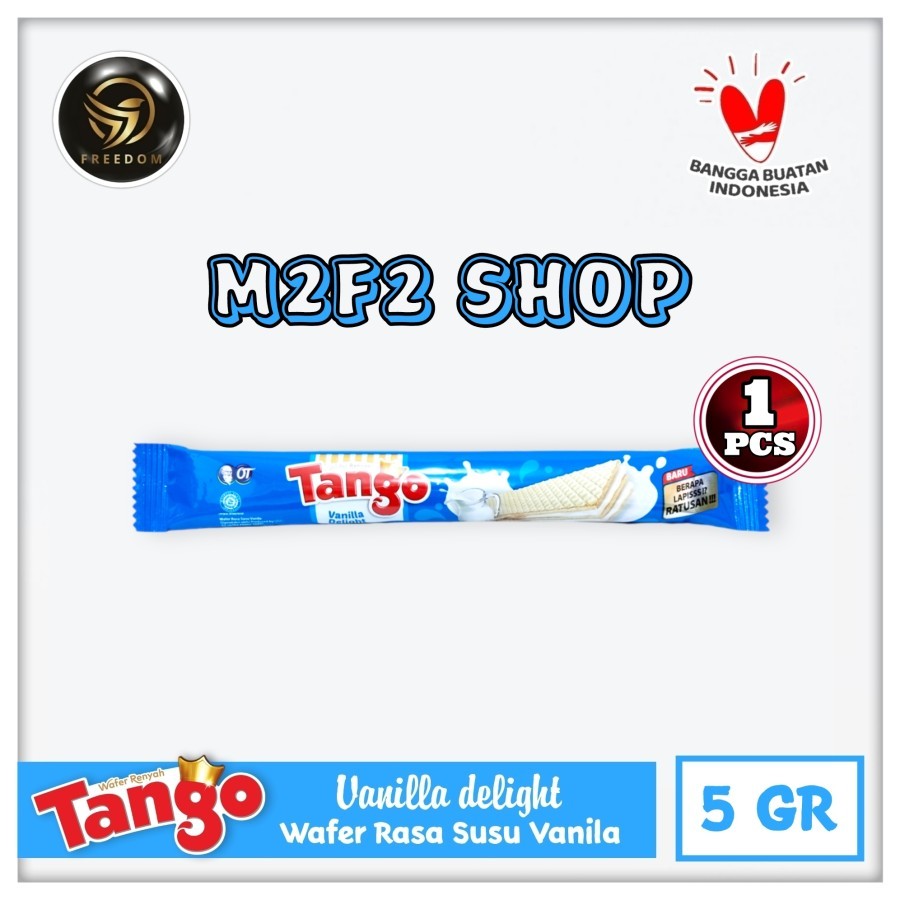 

Tango Wafer Vanilla Delight Stick | Krim Vanila Susu Stik - 5 gr (Kemasan Satuan)