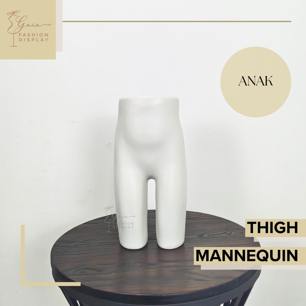 Patung Plastik Kaki Manekin Paha Anak / Display Patung Paha Underware Celana Dalam Celana Pendek / P