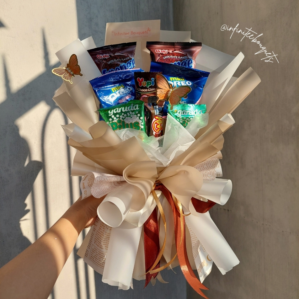 Snack Bouquet | Buket Snack Kecil | Buket Snack Murah Semarang