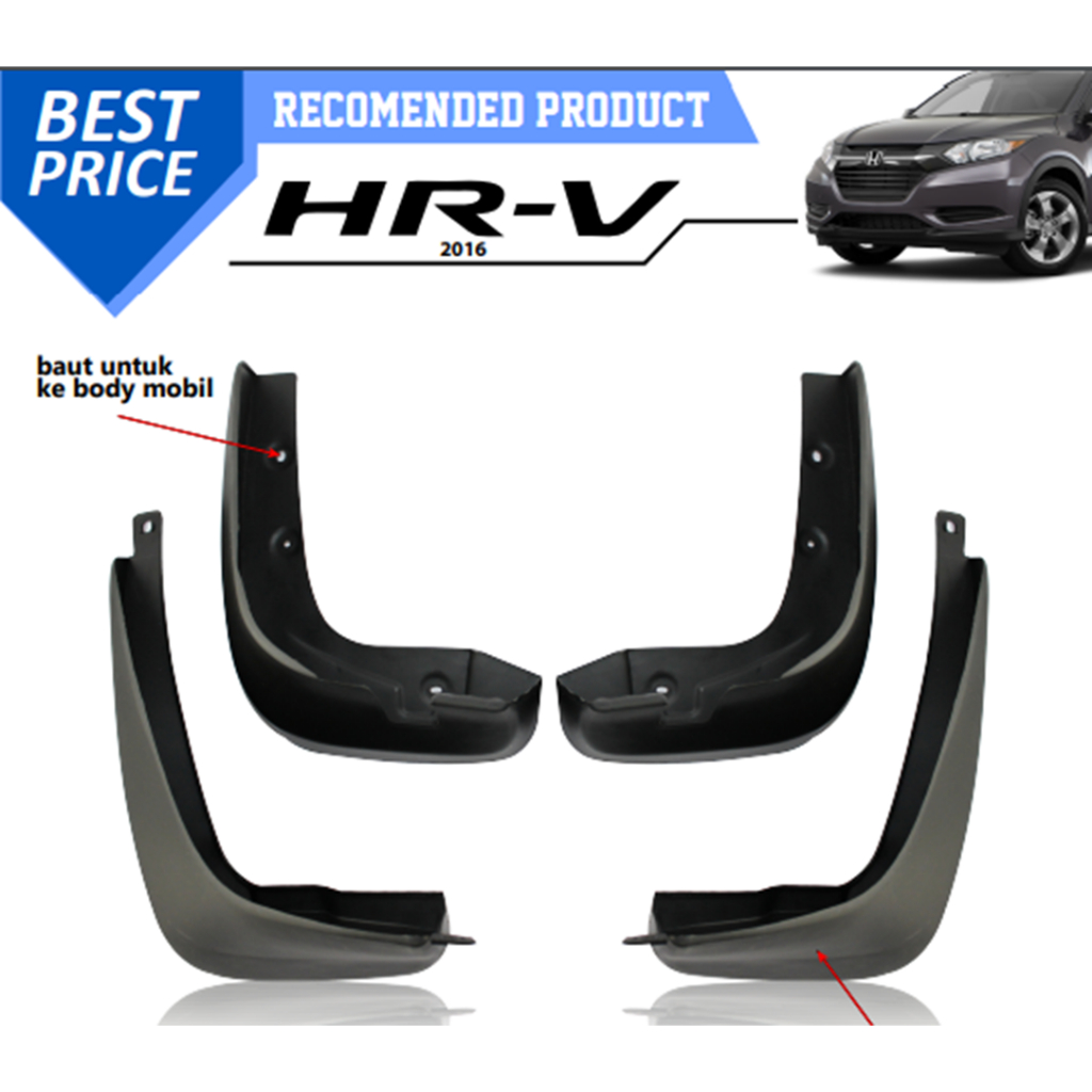Mud Guard Karpet Lumpur Mobil HRV 2016 - 2021