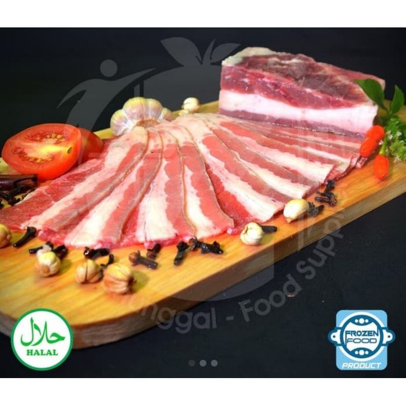 

Daging Slice Yoshinoya Shortplate Beef Daging Slice Sapi Halal Makanan Beku Daging Slice 500g