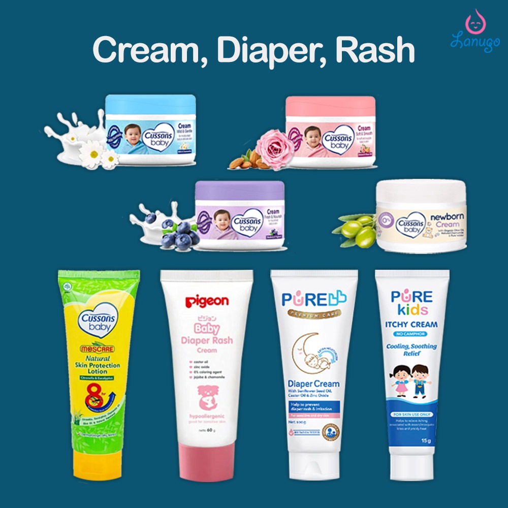 Cussons Baby Cream 50 gr 100 gr / Diaper Rash Cream 60 gr / Itchy Cream / Cusson Baby Cream 50gr New