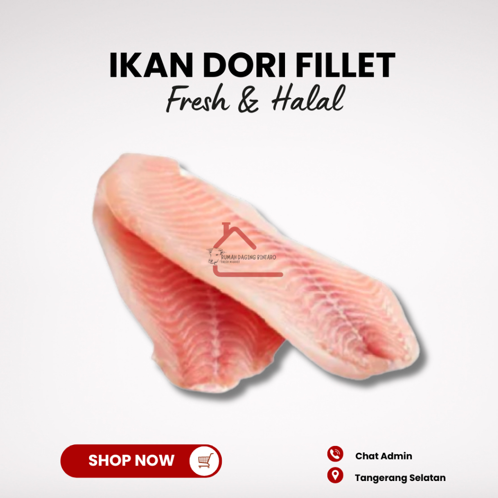 

Ikan Dori Fillet Fresh Halal 1kg Tangerang Selatan