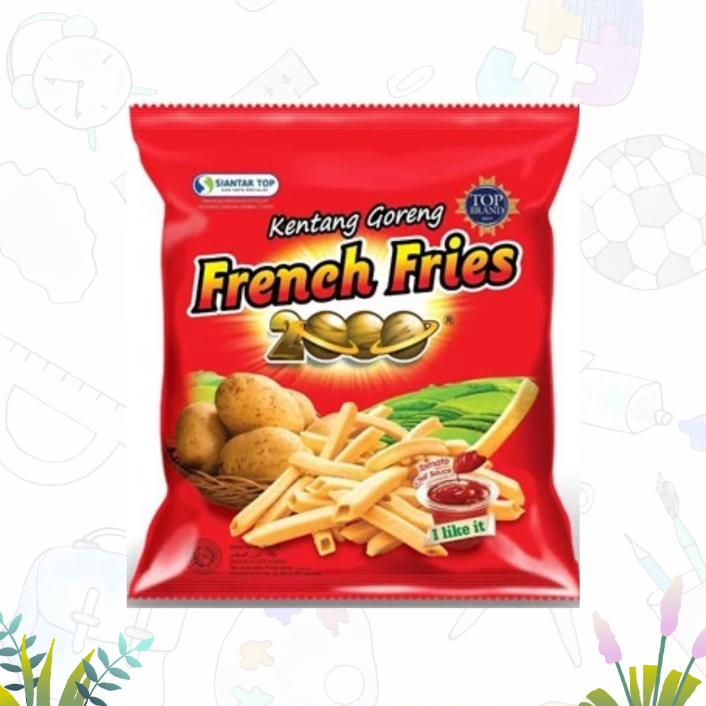 

FRENCH FRIES Chiki Keripik Kentang Goreng 62gr (pcs)