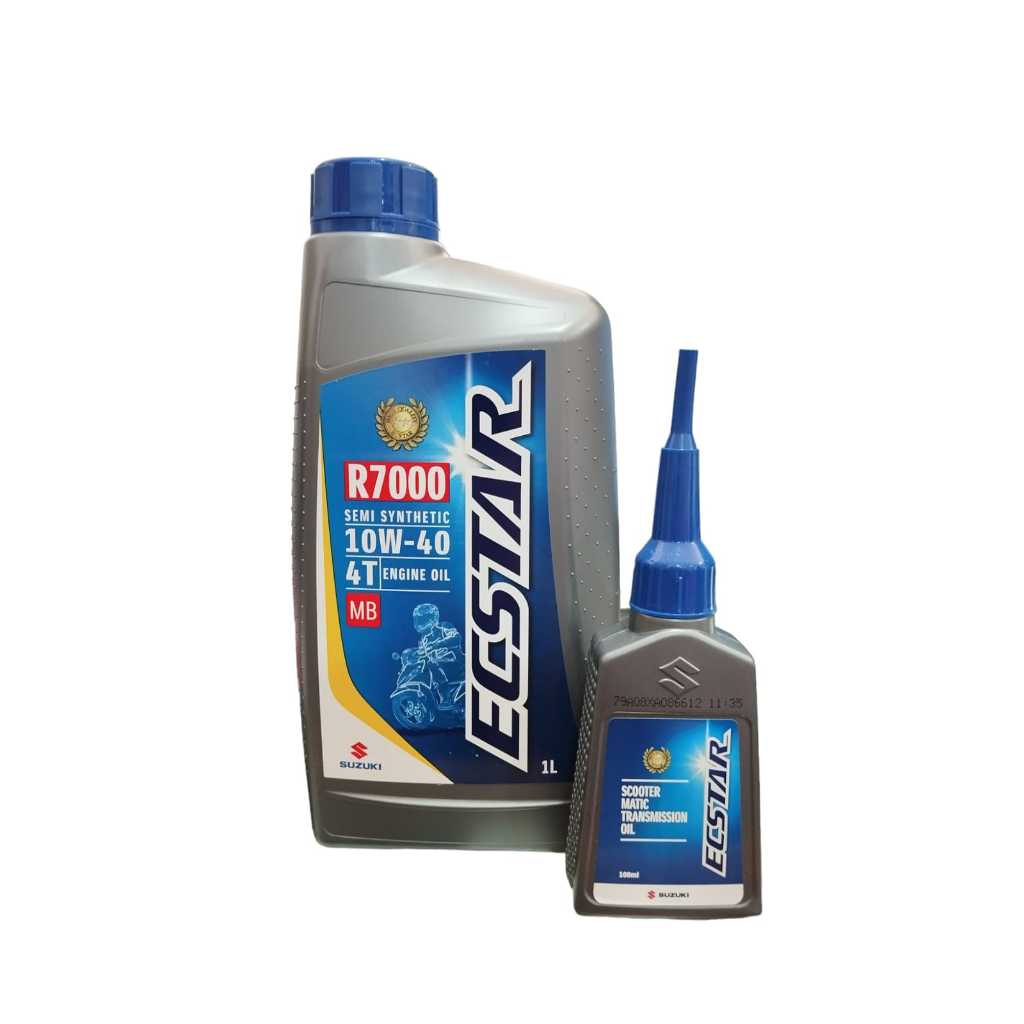 Paket Oli SGO Ecstar Matic R7000 1L + Ecstar Gear Oil 100ml
