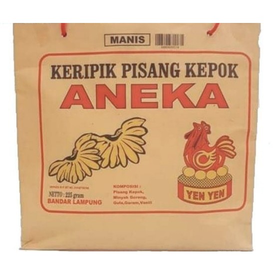 

Keripik Pisang Aneka Yen-Yen Lampung Kemasan 225g Manis
