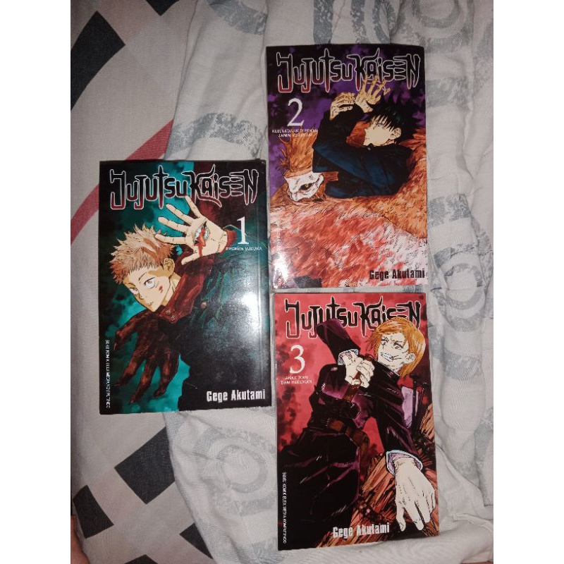 Komik Jujutsu Kaisen 1-3 (PRELOVED)