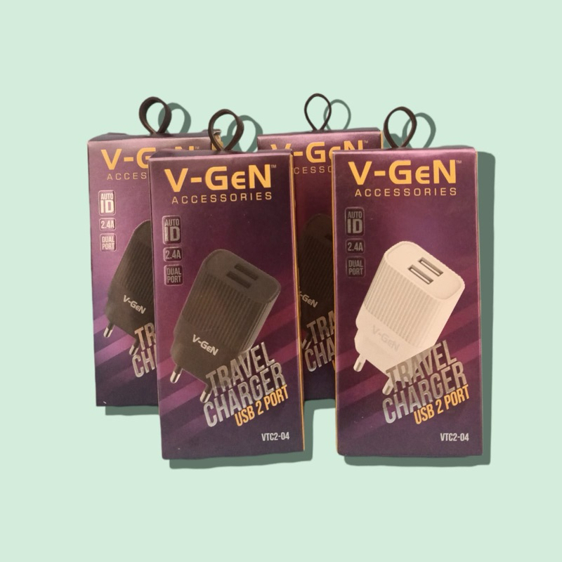 kepala Charger v-gen usb 2port