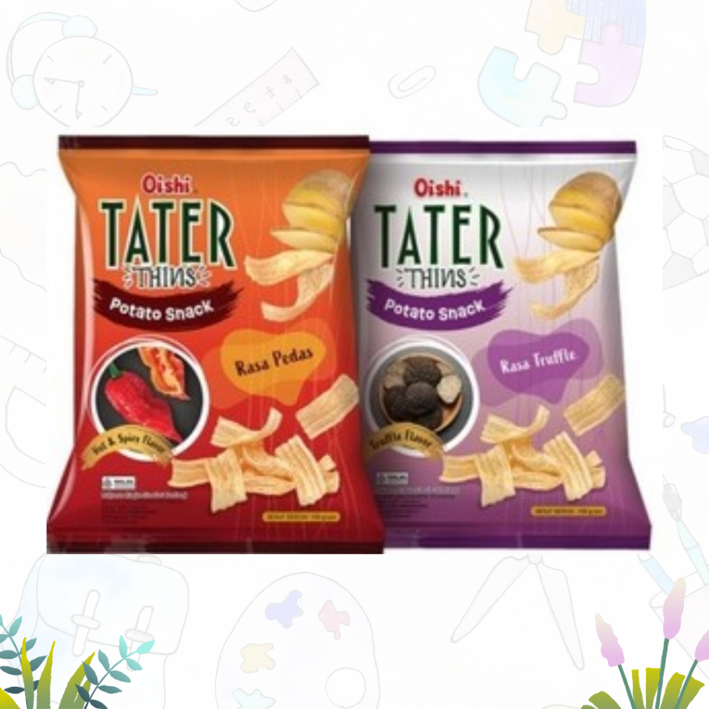 

Tater Thins Rasa Potato Snack 100gr (pcs)