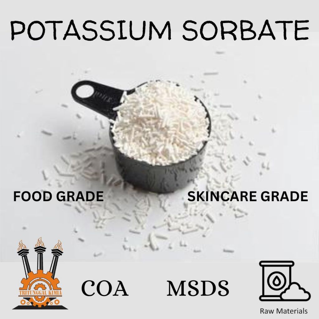 

Kalium Sorbate 500gr / Potassium Sorbate Pengawet Makanan 500gr Skincare Grade