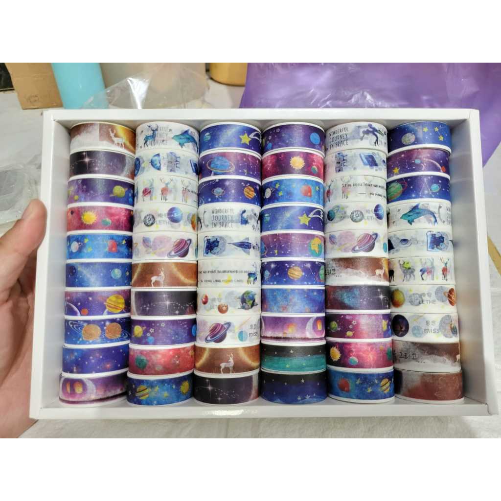 

MASKING TAPE BERGAMBAR ISOLASI KERTAS MOTIF WASHI TAPE ISOLASI LUCU