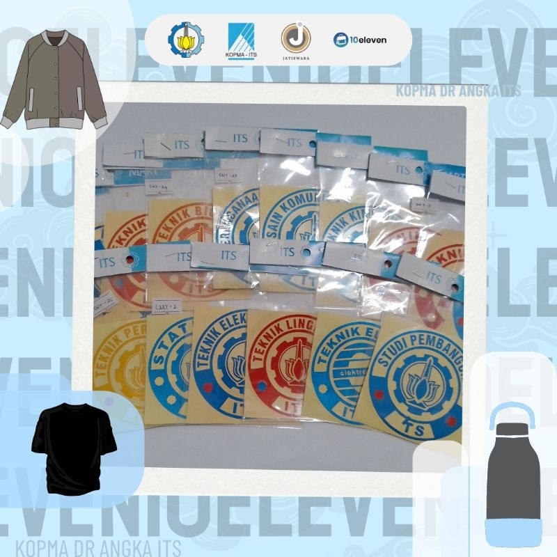 

[MERCHANDISE ITS] STIKER CUTTING JURUSAN - STICKER MAHASISWA KAMPUS TEKNIK SURABAYA