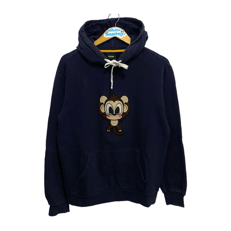 Pullover Hoodie Pancoat Monkey Navy Original