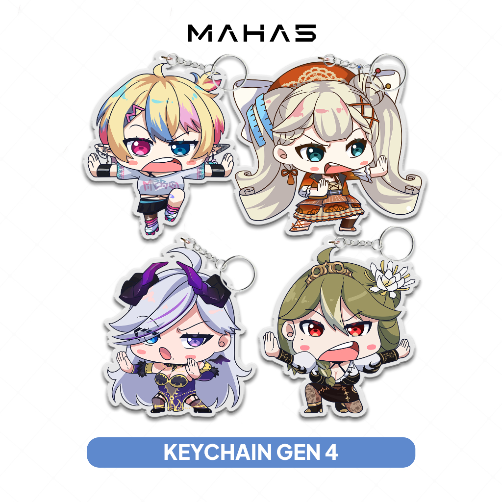 Keychain Acrylic | Daisy - Hera - Mero - Ririsu | MAHA5 Gen 4