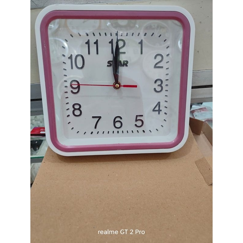 jam dinding star / jam dinding mini / jam dinding plat / jam dinding pink / jam dinding kotak / jam 