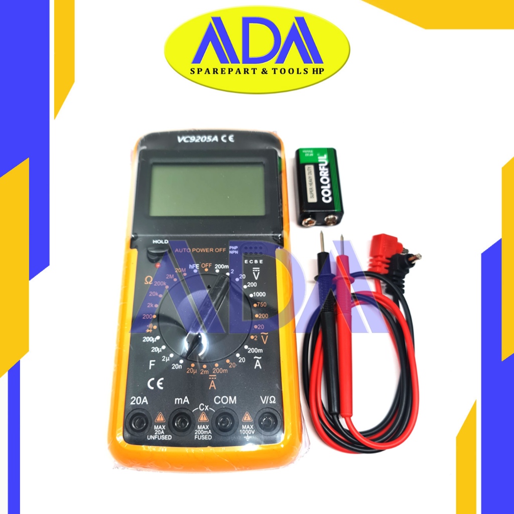 MULTITESTER DIGITAL VC9205A