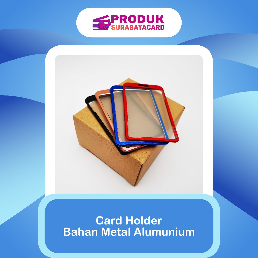 

Card holder bahan Metal Alumunium tempat id card kartu pegawai