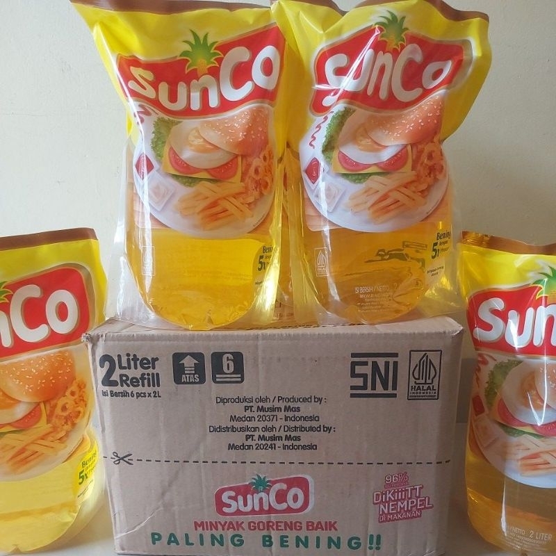 

MINYAK GORENG SUNCO REFILL 2 LITER X 6 PCS