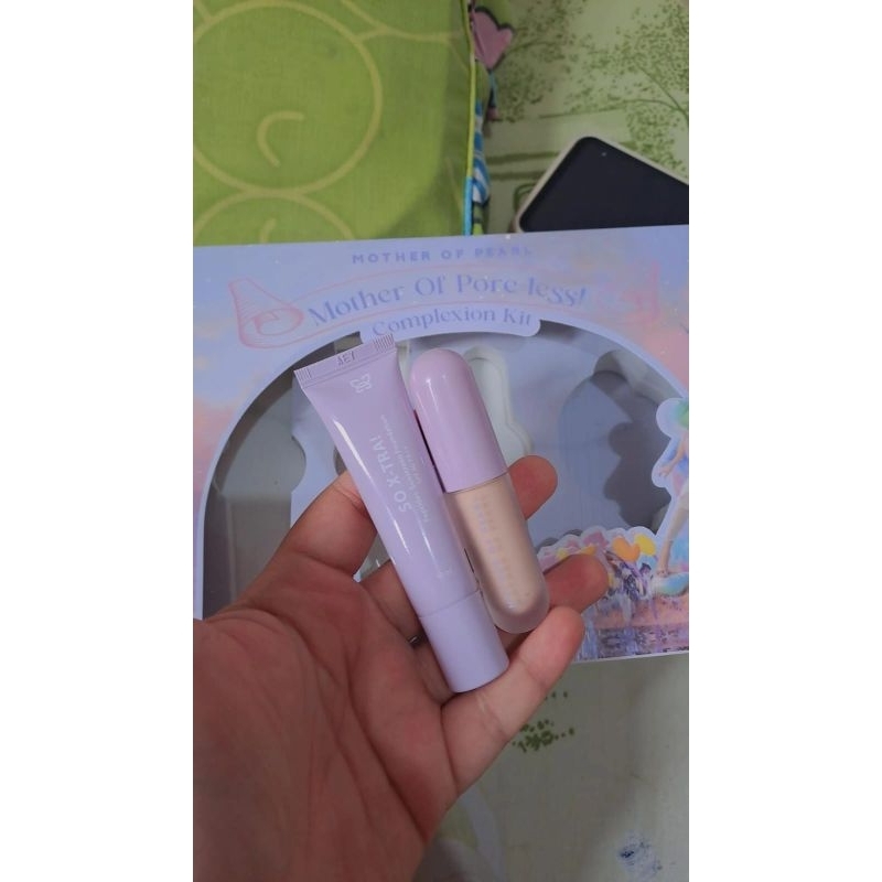 Prelove Fondation dan Concealer MOP (Moter Of Pearl) Original Complexion Kit Mop