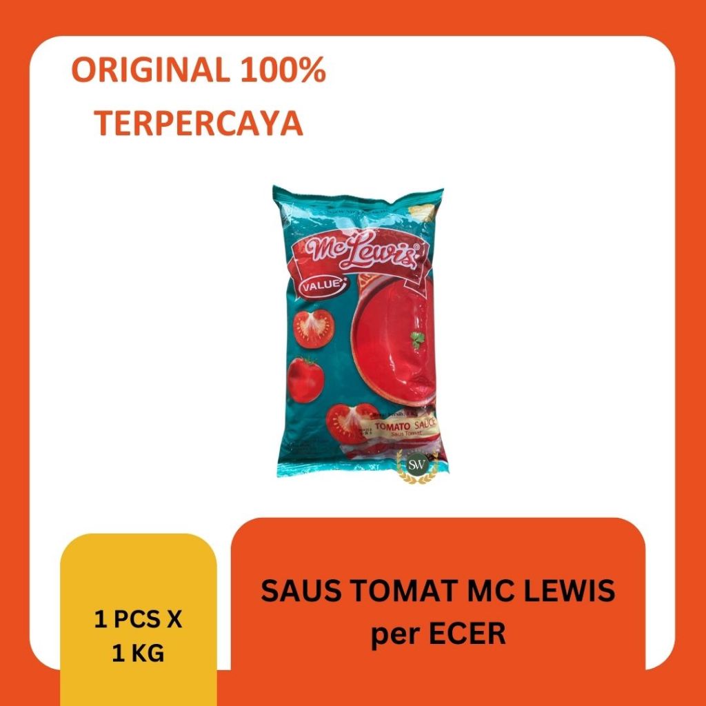 

SAUS TOMAT - MC LEWIS TOMATO SAUCE 1 KG