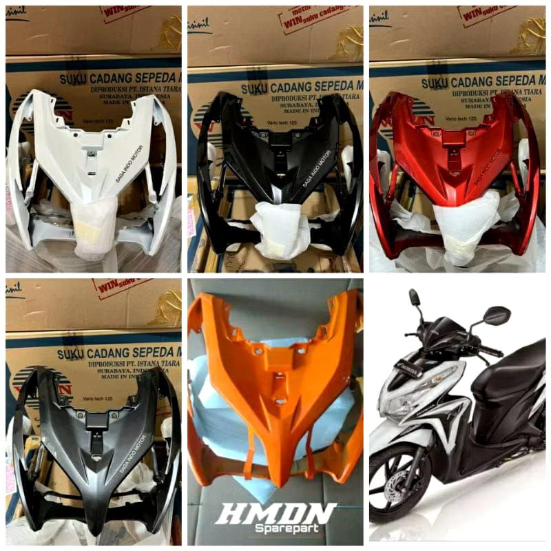 tameng tebeng Dada Cover Body Bodi depan Vario  techno 125 PGM-FI 2011 2012 2014 / panel