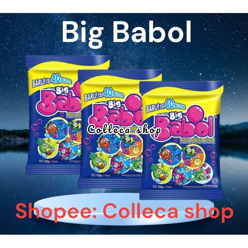 

BIG BABOL PERMEN KARET RASA TUTTI FRUTTI 140 GRAM