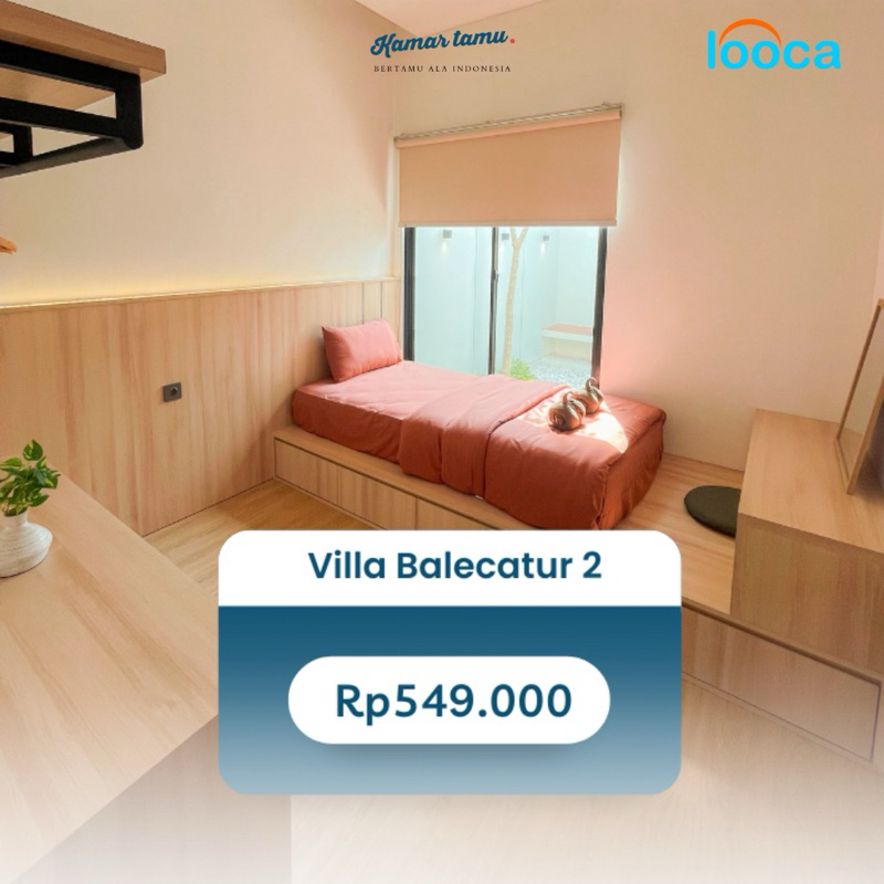 Voucher Menginap di Villa Kamar Tamu Balecatur 2 (B2) Jogja Homestay di Yogyakarta