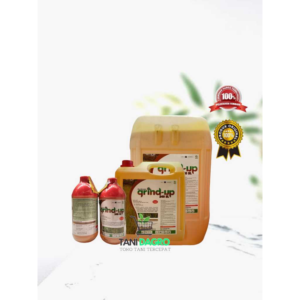 HERBISIDA GRIND UP 240 SL - MEMBASMI RUMPUT SAMPAI TUNTAS SAMPAI AKAR