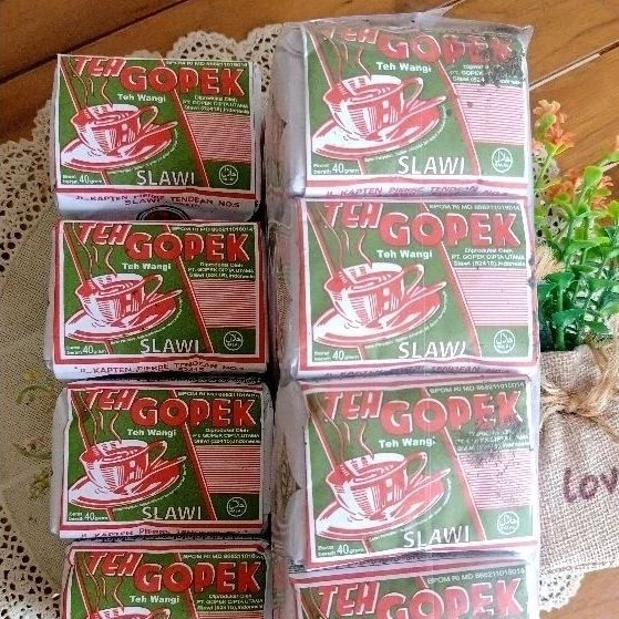 

PROMO BANTING HARGA TEH GOPEK SLAWI GREEN TEA JASMEEN | TEH GOPEK 80 GR