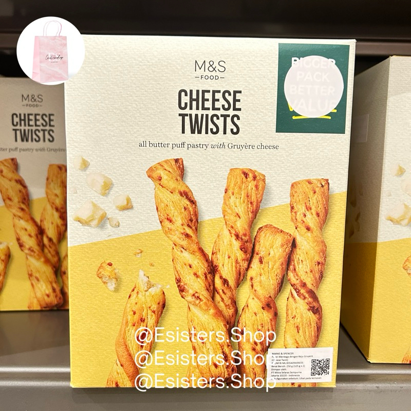 

M&S Marks Spencer Cheese Twists - Pastry - Biskuit