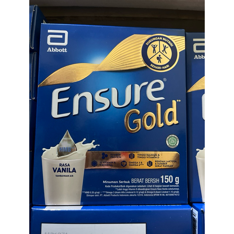 

ENSURE GOLD VANILA 150 gram